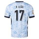 Portugal Euro&#39;s  2024 RAFAEL LEÃO #7 Away Jersey With Patches