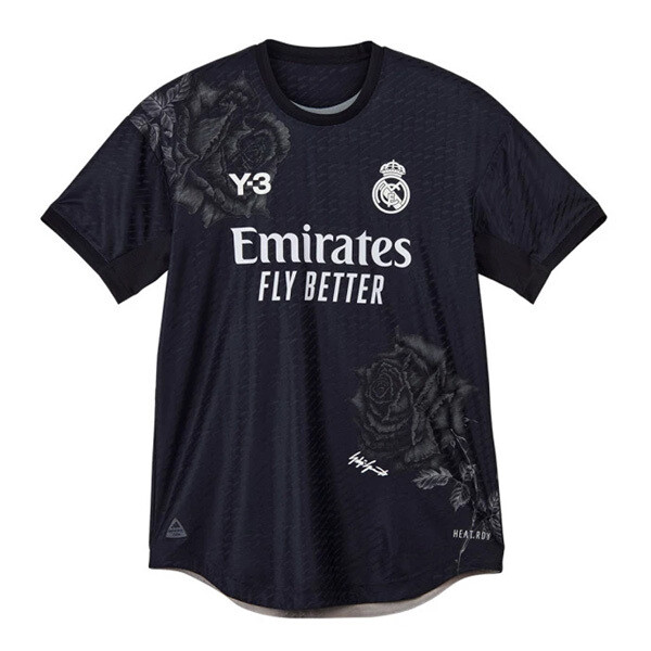 Y-3 Real Madrid BELLINGHAM 5 Tシャツ 23-24 Real Madrid BELLINGHAM #5 Y3 Fourth Jersey Black (Player