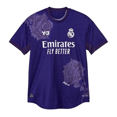 Y-3 Real Madrid BELLINGHAM 5 Tシャツ 23-24 Real Madrid BELLINGHAM #5 Y3 Fourth Jersey Purple (Player
