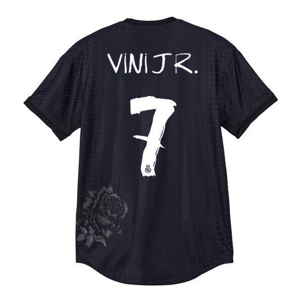 23-24 Real Madrid VINI JR. #7 Y3 Fourth Jersey Black (Player Version)