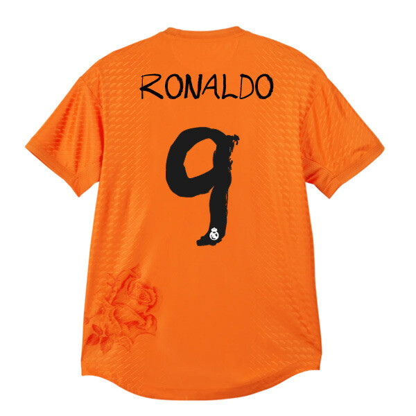 23-24 Real Madrid RONALDO #9 Y3 Fourth Jersey Orange (Player Version)