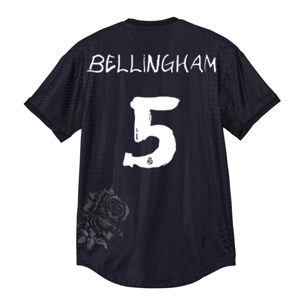 23-24 Real Madrid BELLINGHAM #5 Y3 Fourth Jersey Black (Player Version)