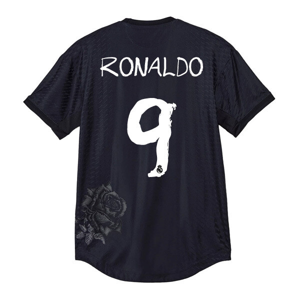 23-24 Real Madrid RONALDO #9 Y3 Fourth Jersey Black (Player Version)