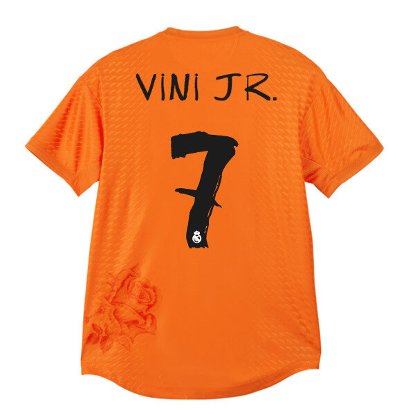 23-24 Real Madrid VINI JR. #7 Y3 Fourth Jersey Orange (Player Version)