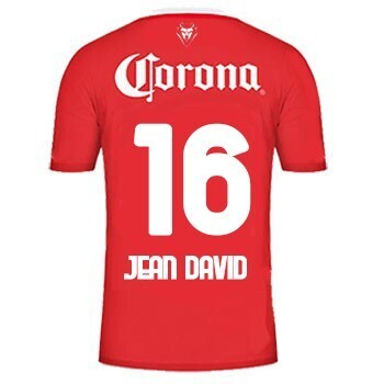 23-24 Toluca JEAN DAVID 16 Home Soccer Jersey