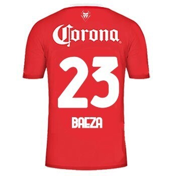 23-24 Toluca BAEZA 23 Home Soccer Jersey