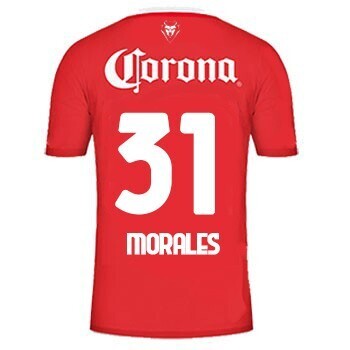 23-24 Toluca MORALES 31 Home Soccer Jersey