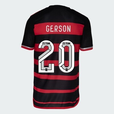Flamengo Home Gerson 20 Jersey Shirt 2024/25 (Player Version)