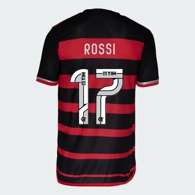 Flamengo Home ROSSI 17 Jersey Shirt 2024/25
(Player Version)