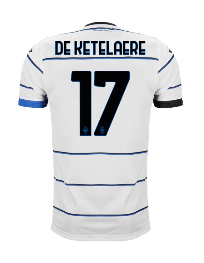23-24 Atalanta DE KETELAERE 17 Away Jersey