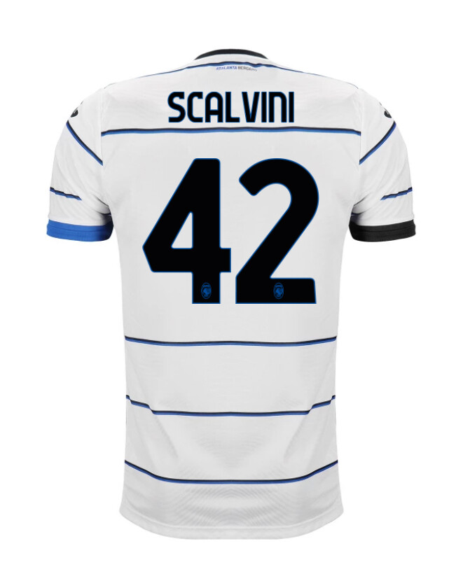 23-24 Atalanta SCALVINI 42 Away Jersey