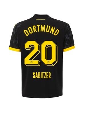 23-24 Borussia Dortmund Sabitzer 20 Away Jersey