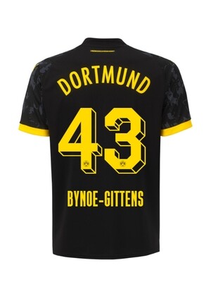 23-24 Borussia Dortmund Bynoe-Gittens 43 Away Jersey