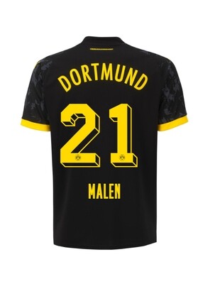 23-24 Borussia Dortmund Malen 21 Away Jersey
