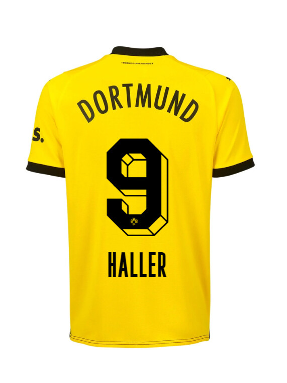 23-24 Borussia Dortmund Haller 9 Home Jersey (Player Version)