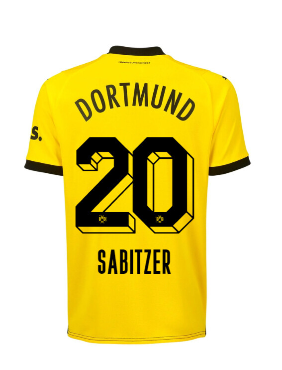 23-24 Borussia Dortmund Sabitzer 20 Home Jersey (Player Version)