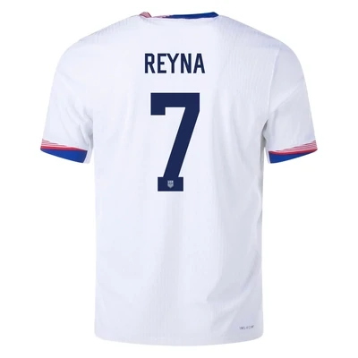 2024 United States REYNA 7 Home Jersey (Player Version)