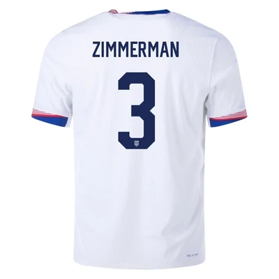 2024 United States ZIMMERMAN 3 Home Jersey (Player Version)