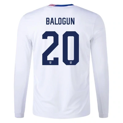 2024 United States BALOGUN 20 Home Long Sleeve Jersey