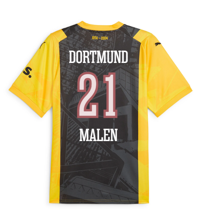 23-24 Borussia Dortmund MALEN 21 50th Anniversary Special Jersey