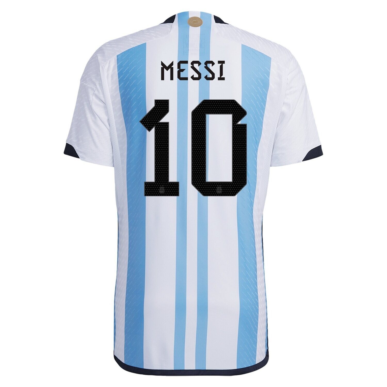 Argentina World Cup 3 Star Messi 10 Home Jersey 2022 (Player Version)