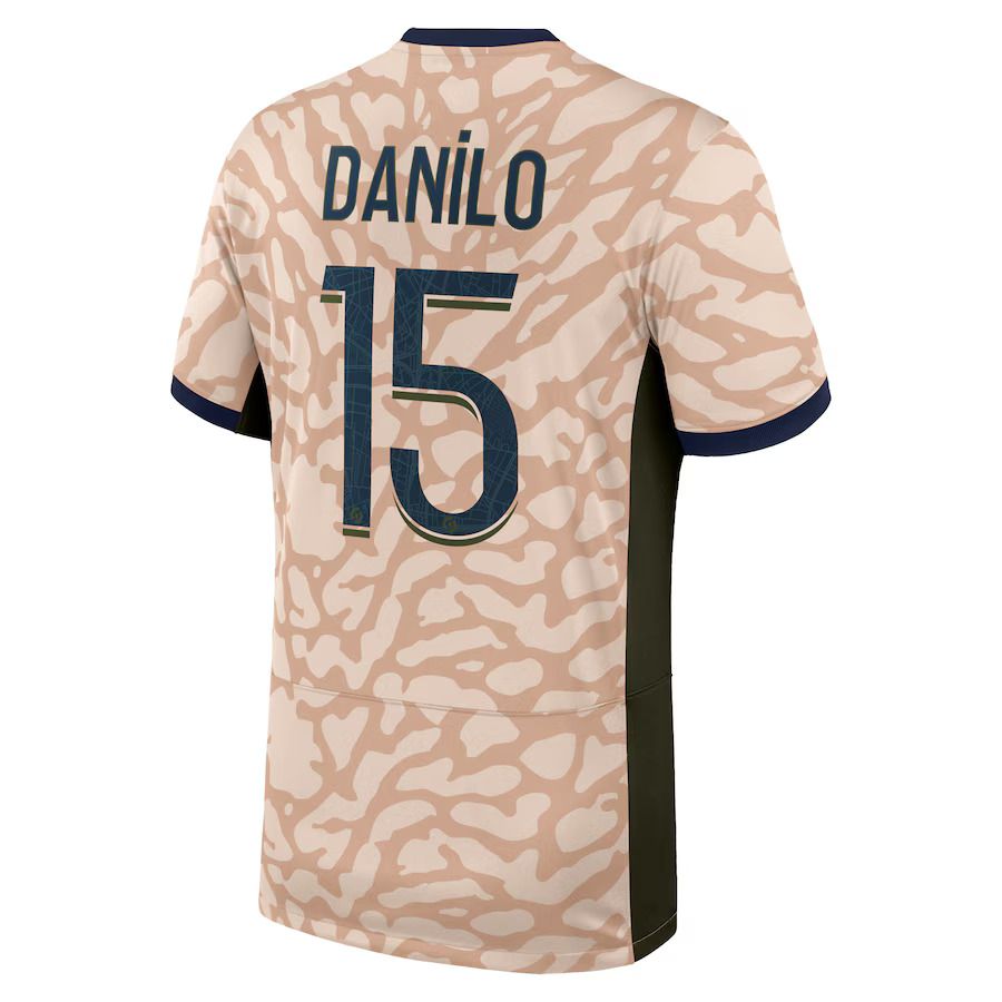 23-24 PSG Jordan Danilo 15 Fourth Jersey