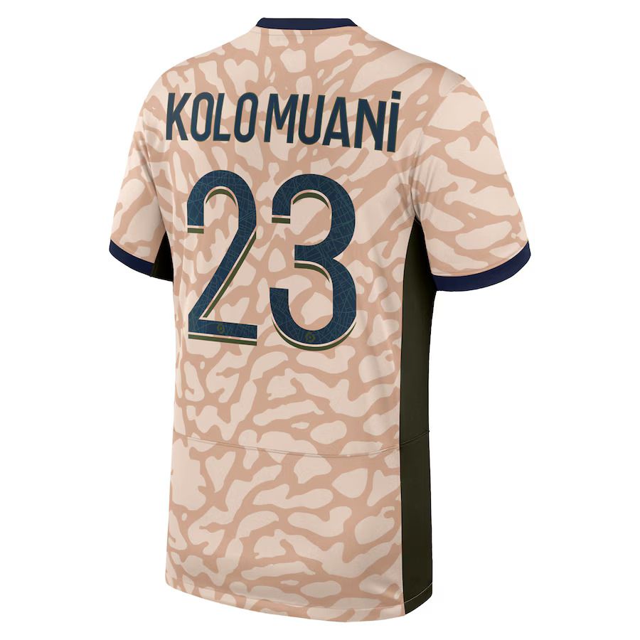 23-24 PSG Jordan Kolo Muani 23 Fourth Jersey