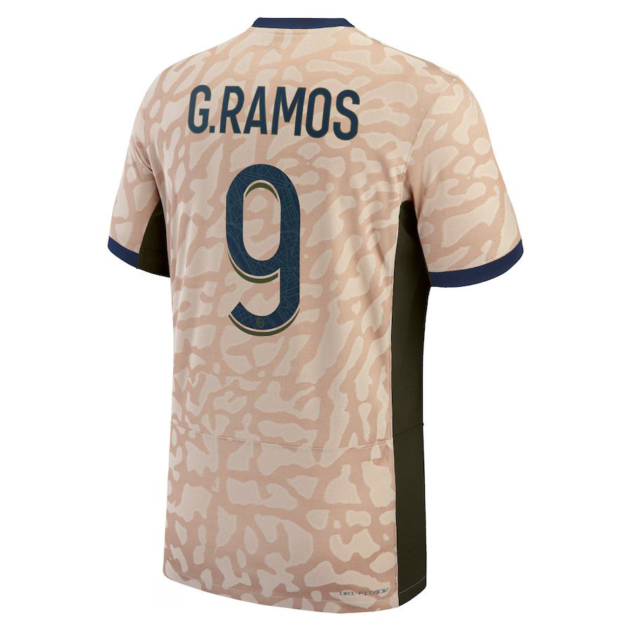 23-24 PSG Jordan G.Ramos 9 Fourth Jersey (Player Version)