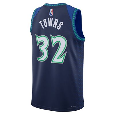 Minnesota Timberwolves Karl-Anthony Towns #32 City Edition 75th Anniversary NBA Jersey