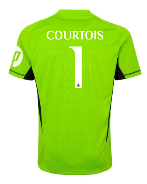 Real Madrid Thibaut Courtois #1 Goalkeeper Jersey 2023/24 Real Madrid Thibaut Courtois #1 Goalkeeper Jersey 2023/24