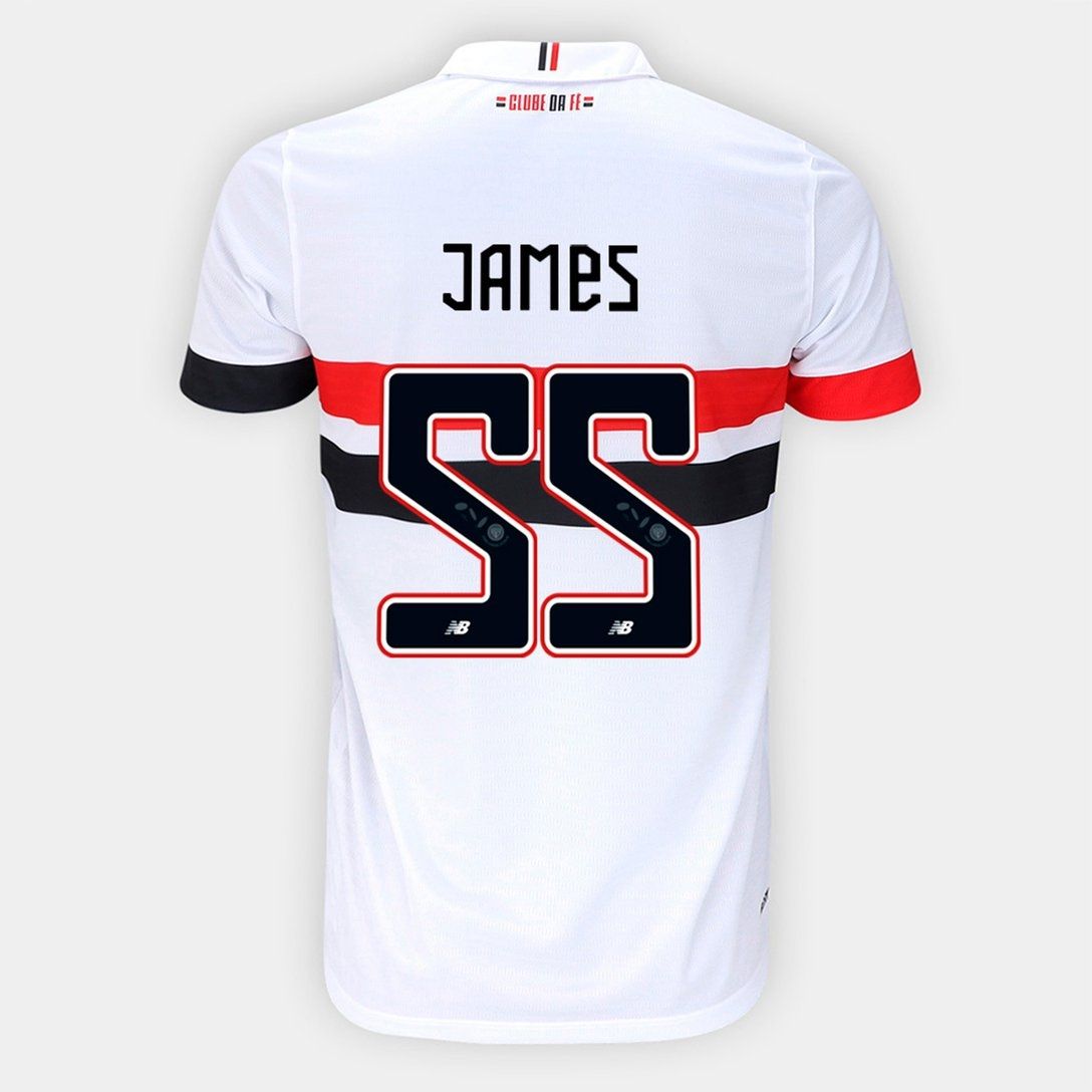 Sao Paulo FC James Rodríguez 55 Home Jersey 2024/25