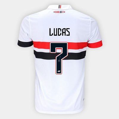 Sao Paulo FC Lucas Moura 7 Home Jersey 2024/25