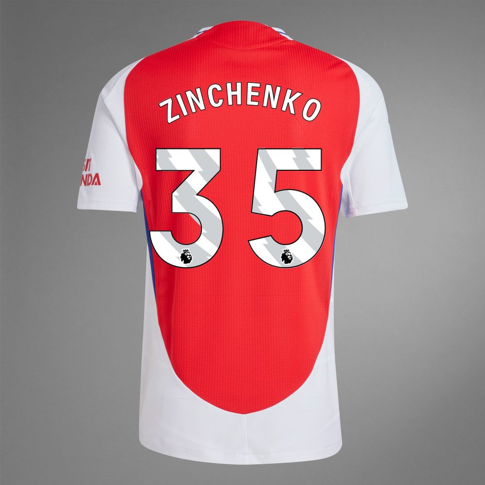 24-25 Arsenal Home ZINCHENKO 35 Soccer Jersey (Player Version)
