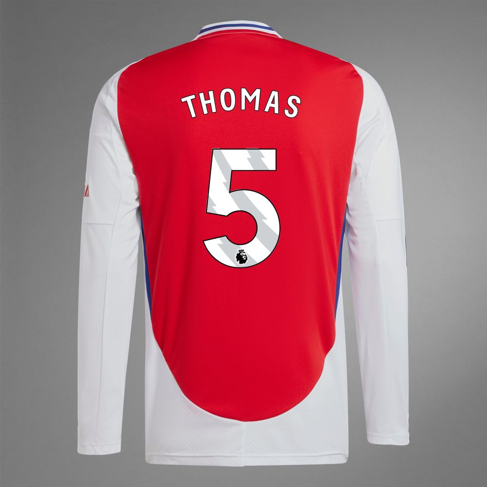 24-25 Arsenal Home THOMAS 5 Long Sleeve Jersey