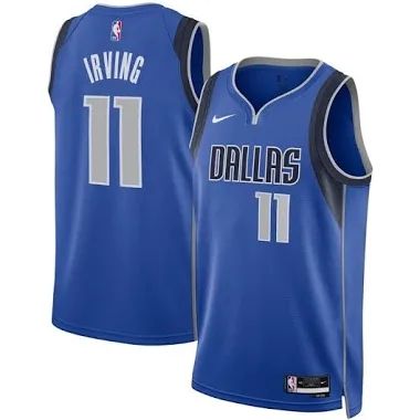Men‘s Dallas Mavericks Blue Kyrie Irving #11 Swingman Jersey