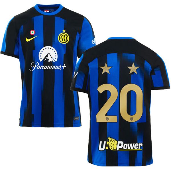 23-24 Inter Milan Home Jersey Two Star #20 Special Jersey
