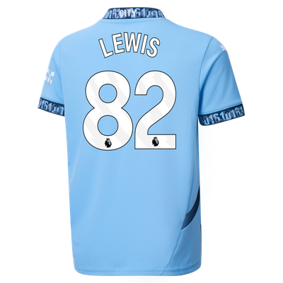 Manchester City Rico Lewis 82 Home Jersey 2024-25