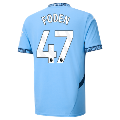 Manchester City Phil Foden 47 Home Jersey 2024-25