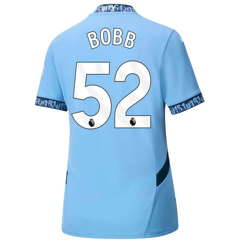 Manchester City Oscar Bobb 52 Home Women&#39;s Jersey 2024-25