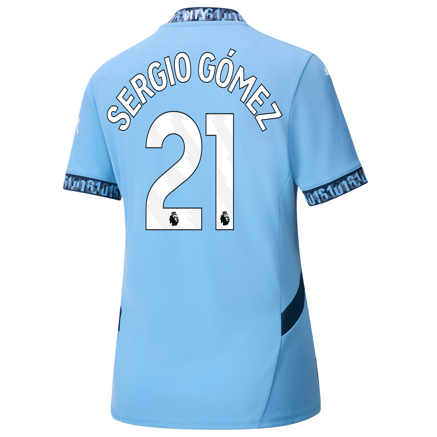 Manchester City Sergio Gómez 21 Home Women's Jersey 2024-25