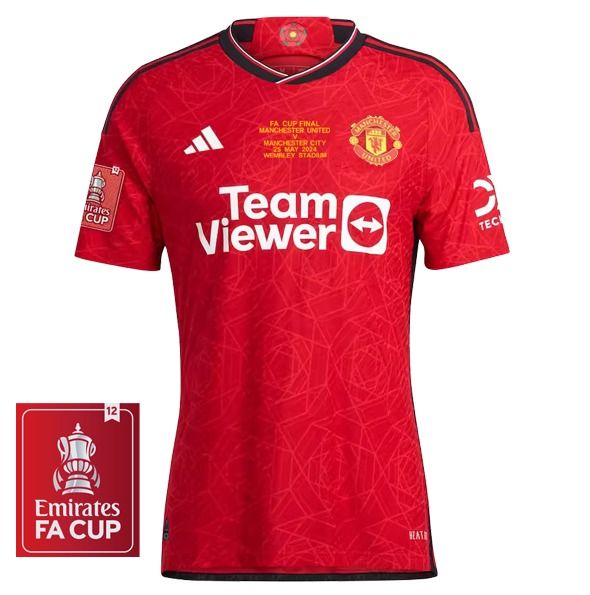 Manchester United Home FA Cup Final Jersey 23-24 (FA Cup Patch)