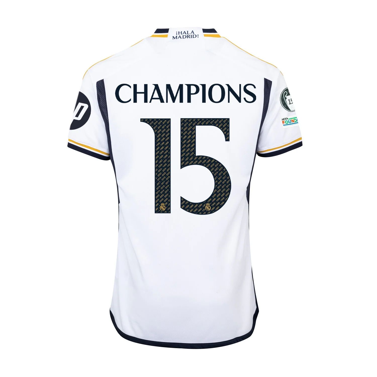 Real Madrid Home Mens Champions #15 Home Jersey Shirt 2023/24
