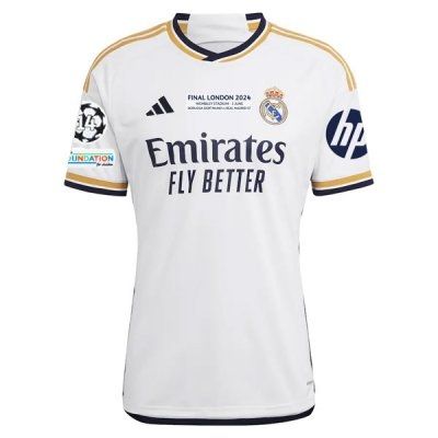 Real Madrid Home UCL Final Jersey 23-24 (UCL Patch)