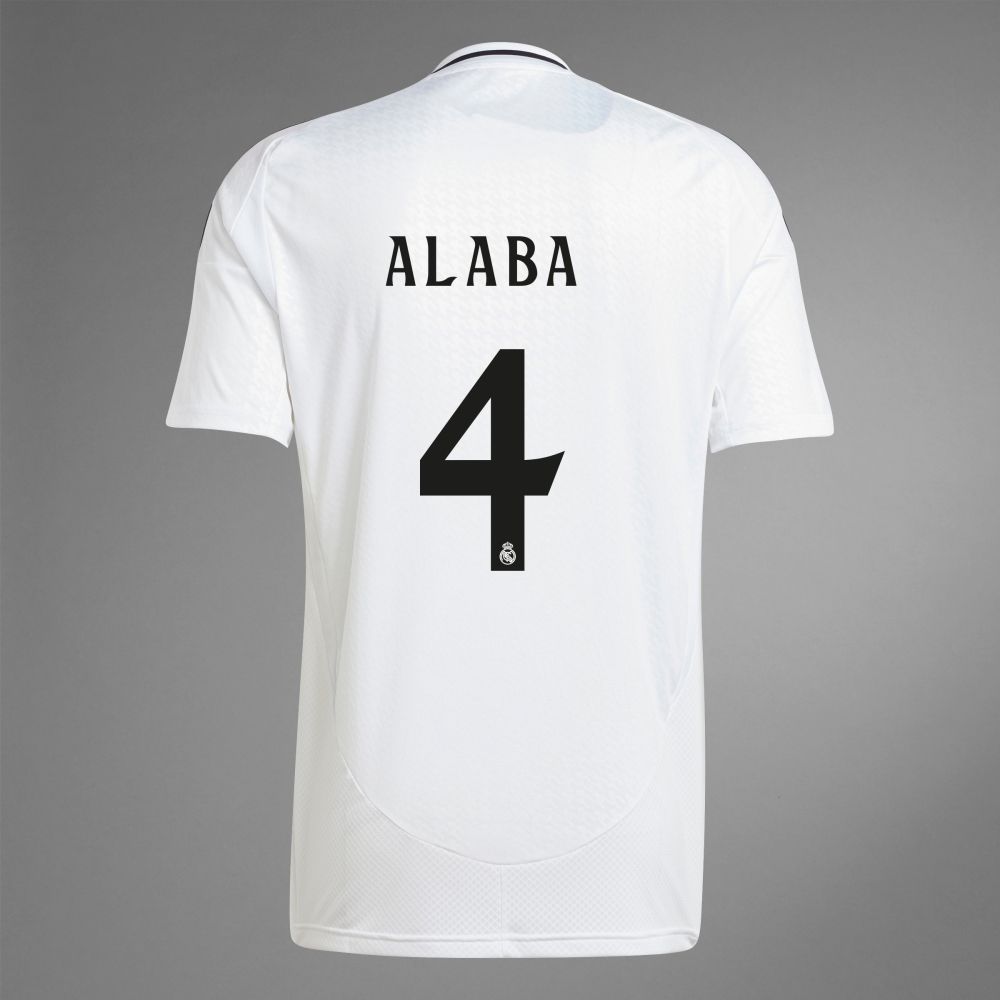24-25 Real Madrid Home ALABA 4 Jersey