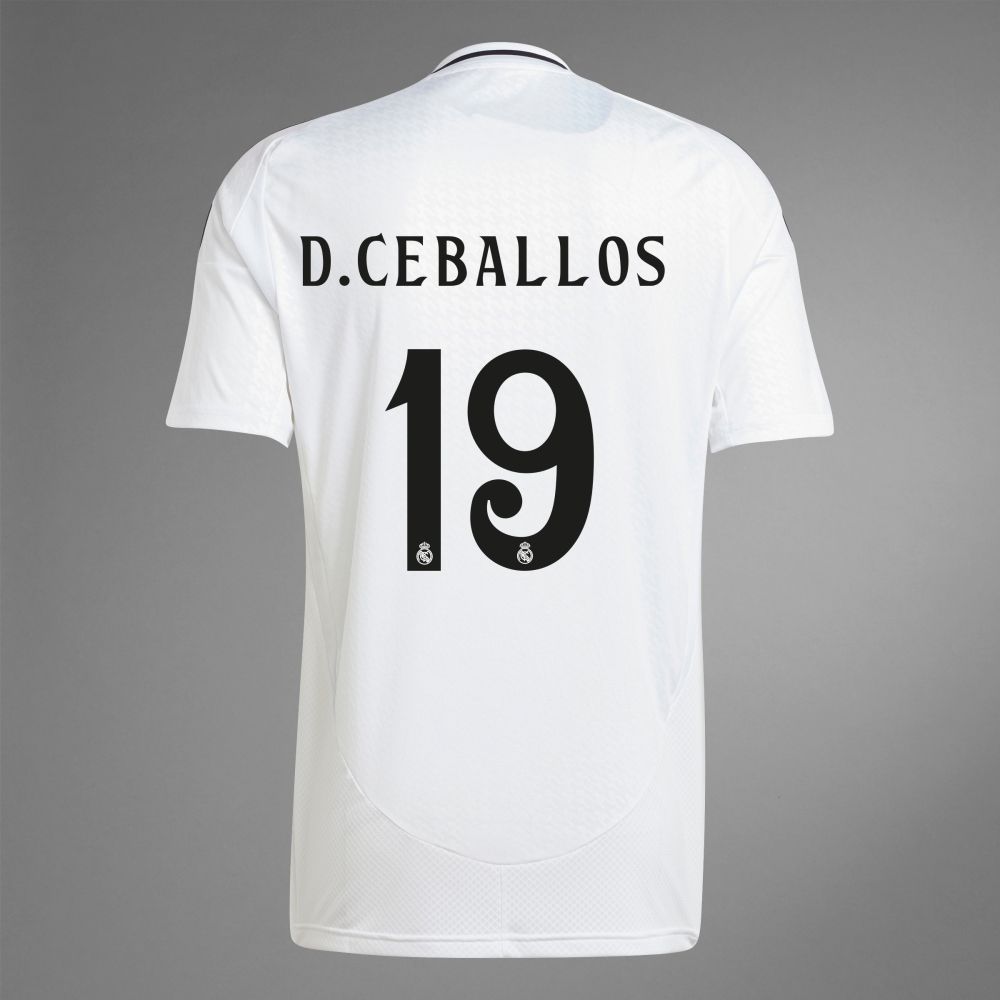 24-25 Real Madrid Home D.CEBALLOS 19 Jersey