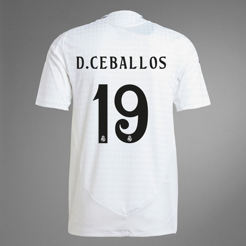 24-25 Real Madrid Home D.CEBALLOS 19 Jersey (Player Version)
