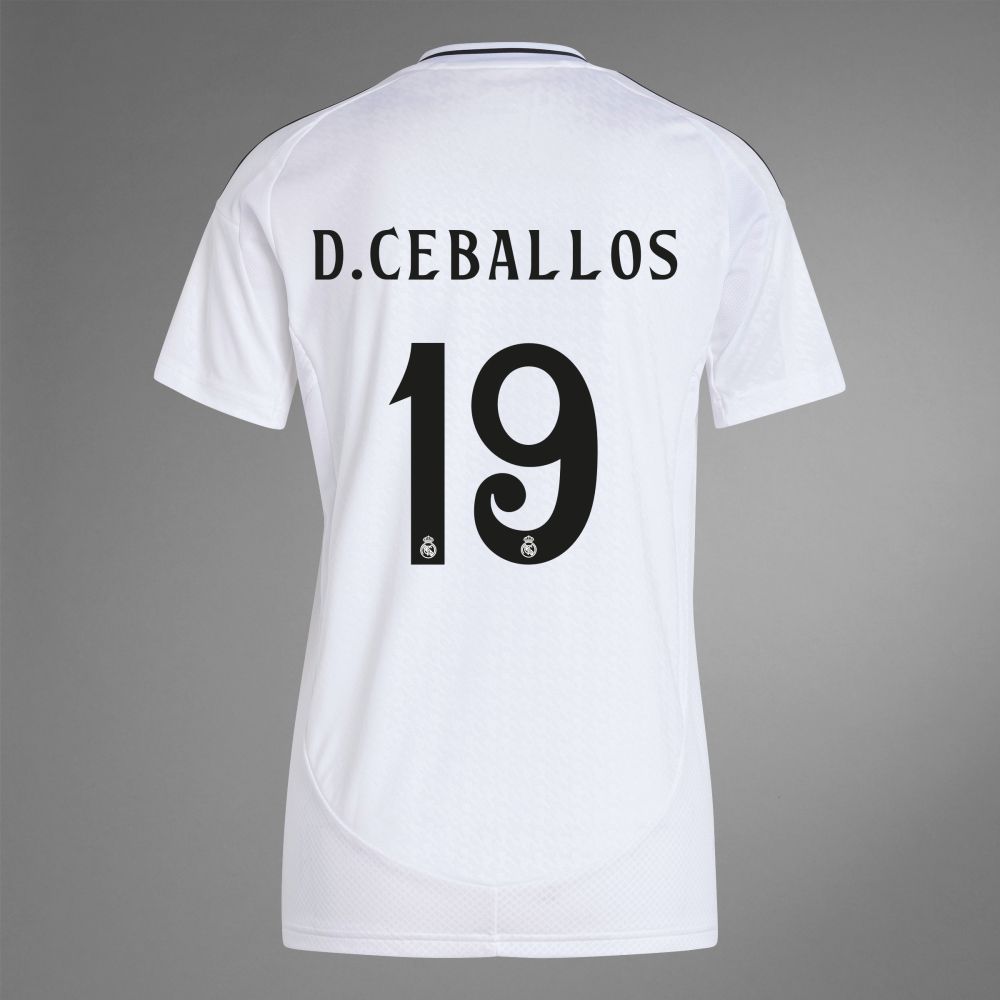 24-25 Real Madrid Home D.CEBALLOS 19 Women Jersey