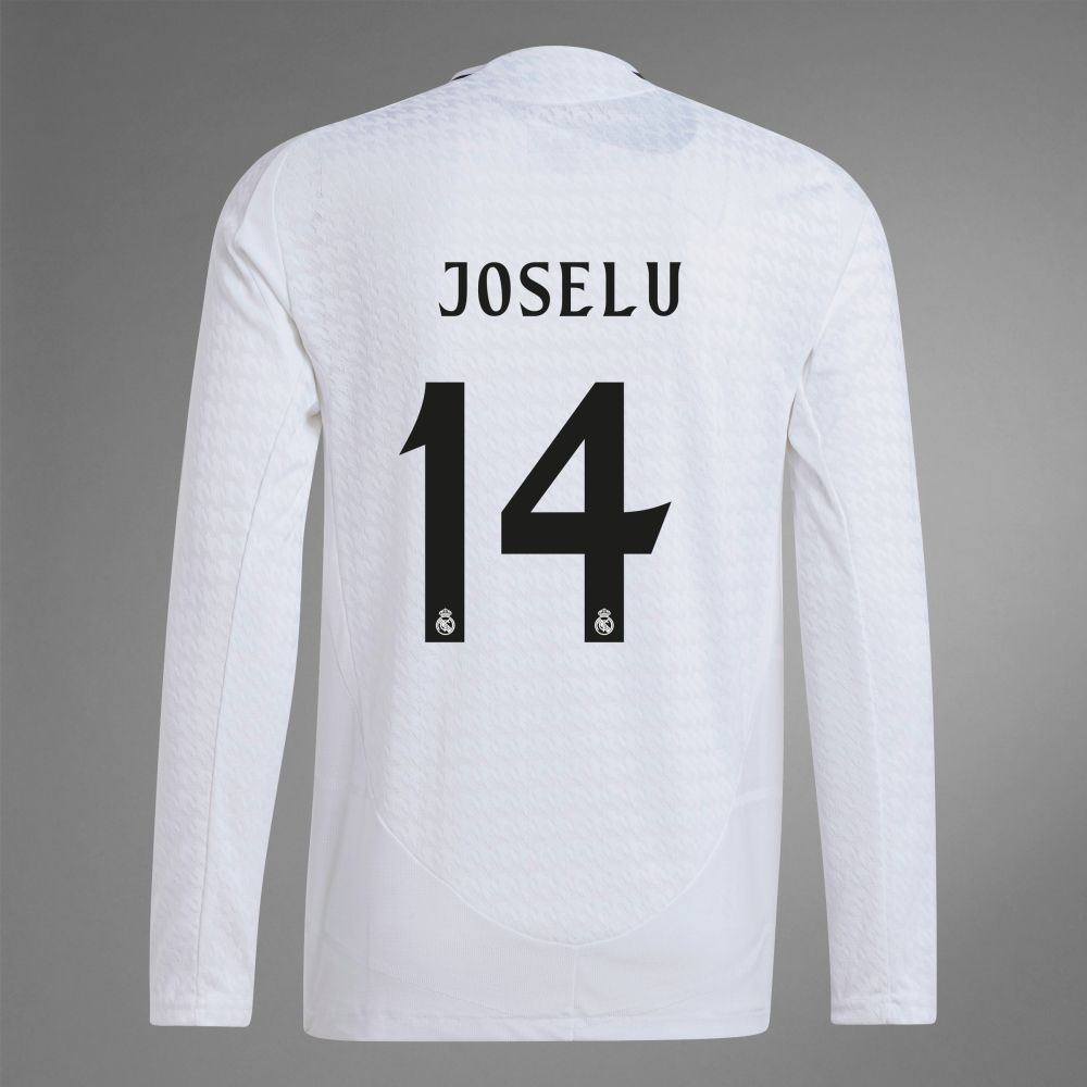 24-25 Real Madrid Home JOSELU 14 Long Sleeve Jersey (Player Version)