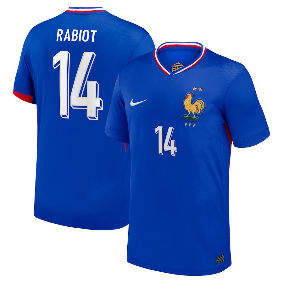 2024 France Rabiot 14 Home Jersey