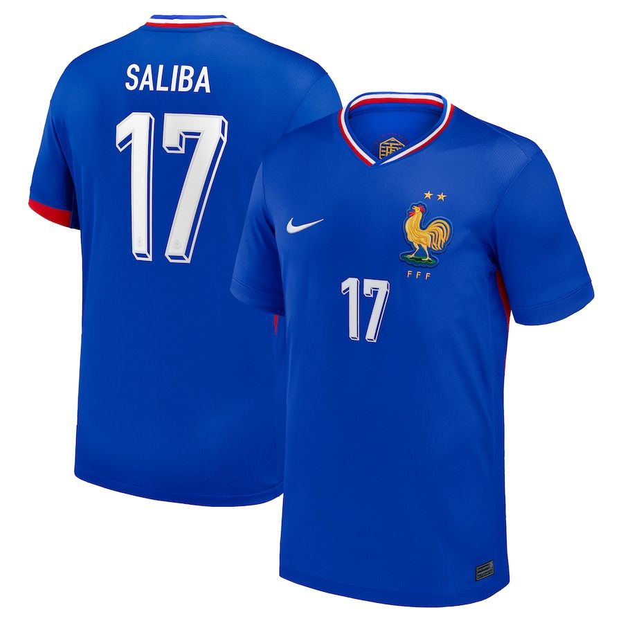2024 France Saliba 17 Home Jersey